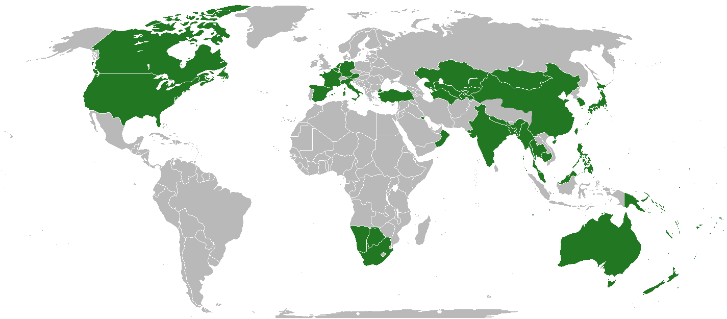 Voorbeeld van een persoonlijke wereldkaart