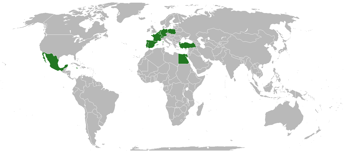 Wereldkaart van Sassa van den Berg